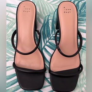 Target black block heels